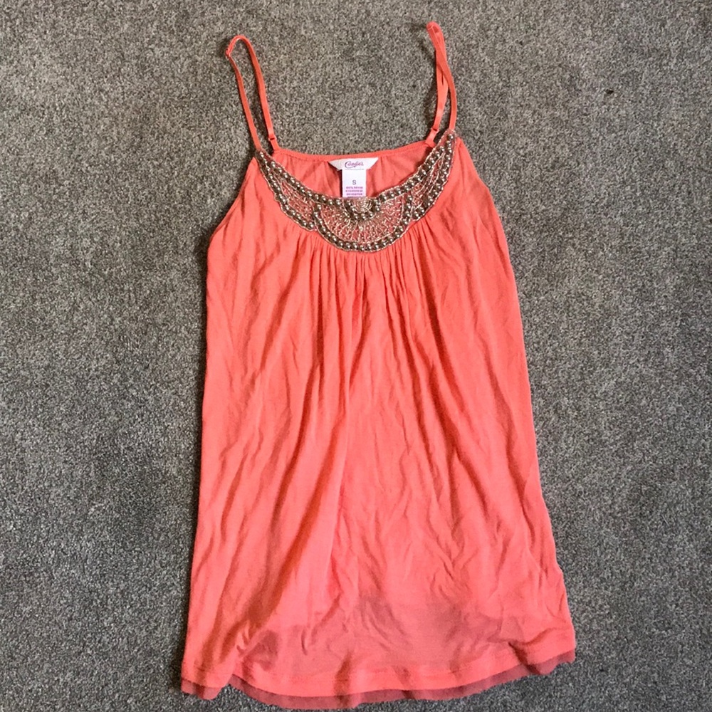 Candies size small peach colored tank